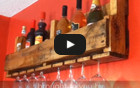Make a Wine Rack from a Pallet