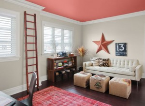 Read the article: Transform Any Room with A Painted Ceiling