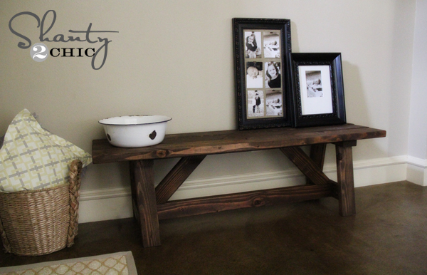 How to Build a Rustic Bench
