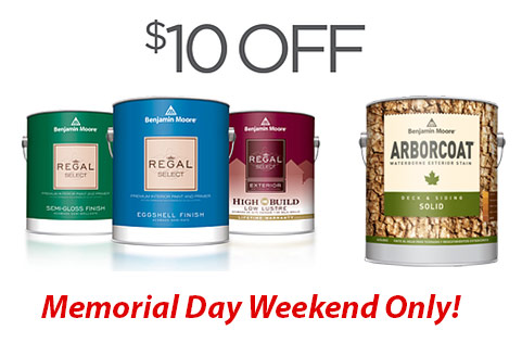 Memorial Day Paint and Stain Sale at GNH
