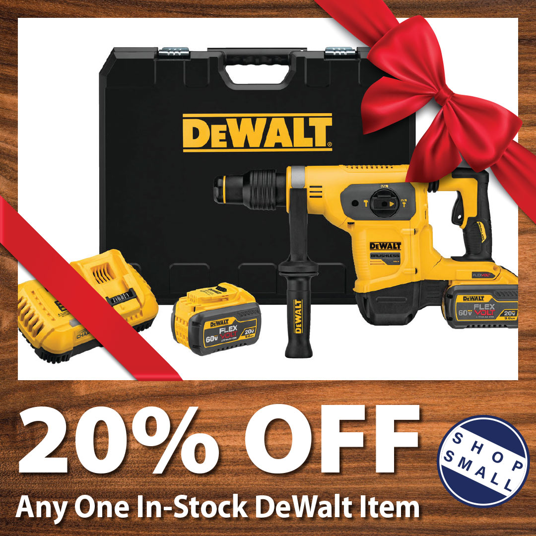Shop Small - Dewalt Tool Sale 20% off