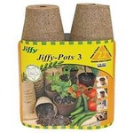 Jiffy Pots – 3” Round, 22 Pack On Sale