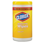 Clorox Disinfecting Wipes Can, Lemon 75pk On Sale