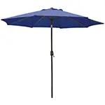 Blue Market Umbrella w/crank 9′ On Sale